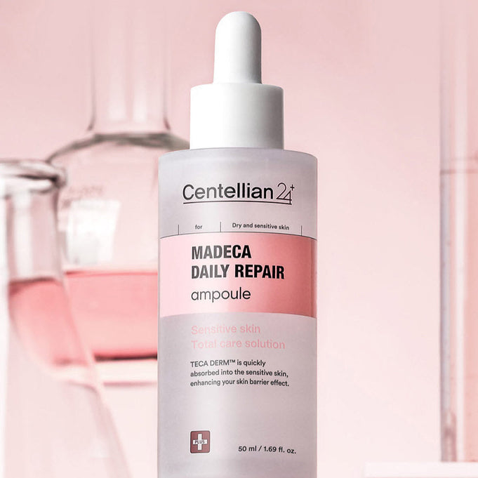 CENTELLIAN 24 Madeca Daily Repair Ampoule 50ml for sensitive skin care.