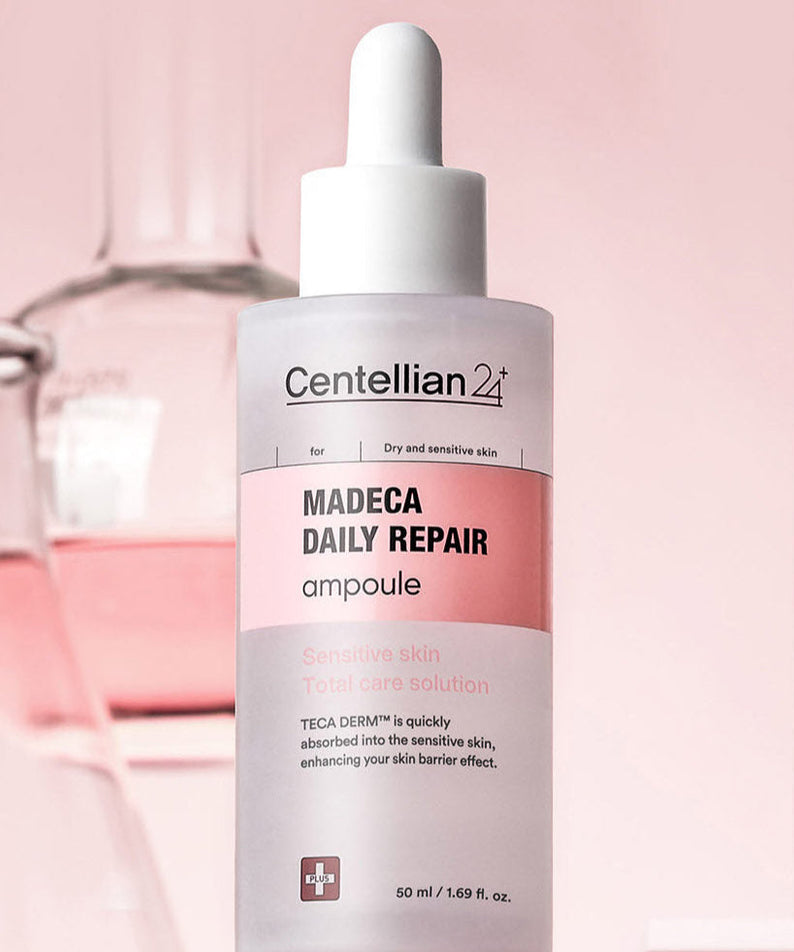 CENTELLIAN 24 Madeca Daily Repair Ampoule 50ml for sensitive skin care.