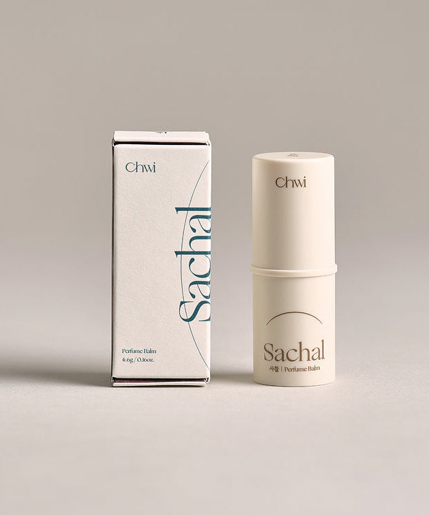 CHWI (CHI) Parfume Balm 4.6g next to box packaging on a neutral background.