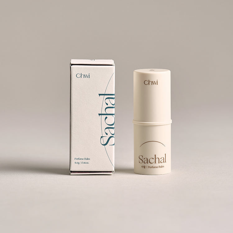 CHWI (CHI) Parfume Balm 4.6g next to box packaging on a neutral background.