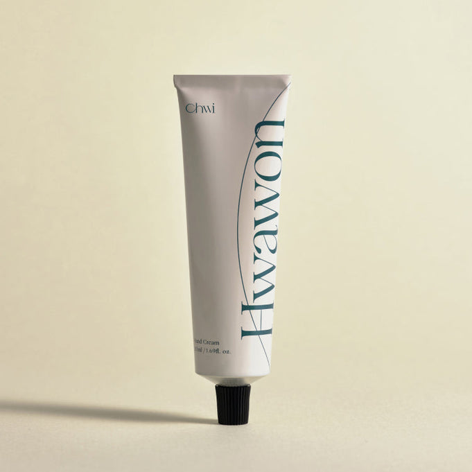 Image of CHWI (CHI) Hwa Won Hand Cream 50ml in beige packaging