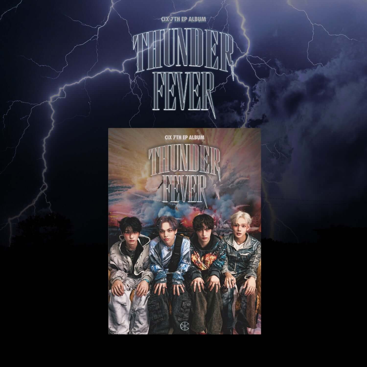 CIX - 7th EP Album [THUNDER FEVER] (FEVER ver.) - Kpop Album | Kool Seoul - Buy Kpop Albums Online