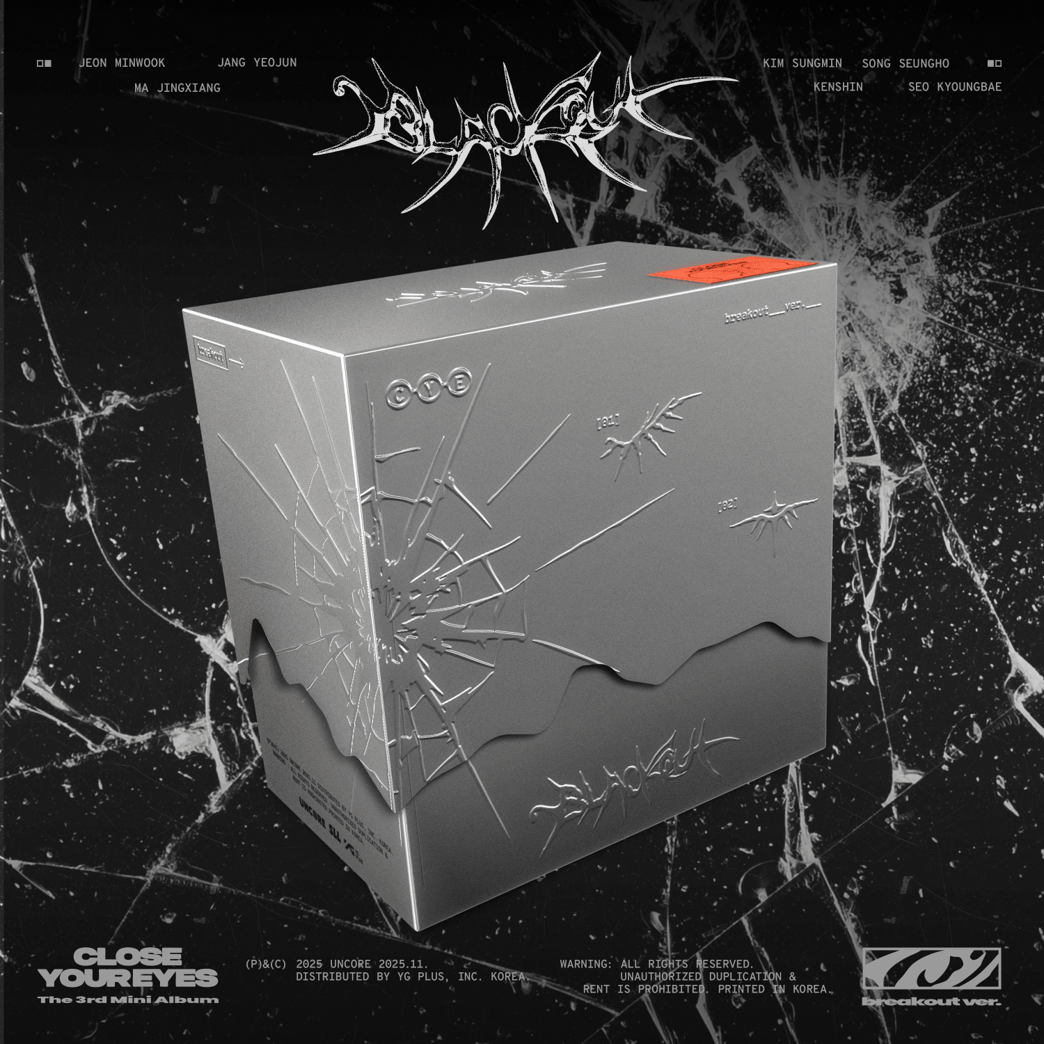 CLOSE YOUR EYES - The 3rd Mini Album [blackout] (breakout ve | Kool Seoul - Buy Kpop Albums Online