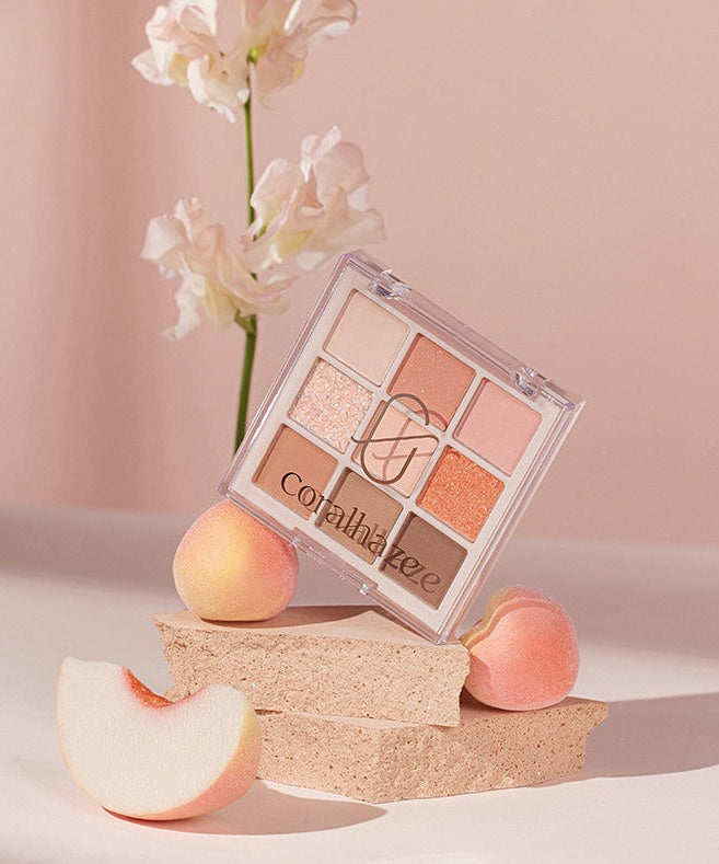 CORALHAZE Mood Blending Shadow Palette #02FlatPeach | Kool Seoul