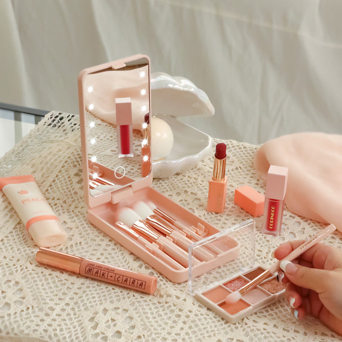 CORINGCO My Sweet Room Brush 5p Set (LED Mirror) | Kool Seoul