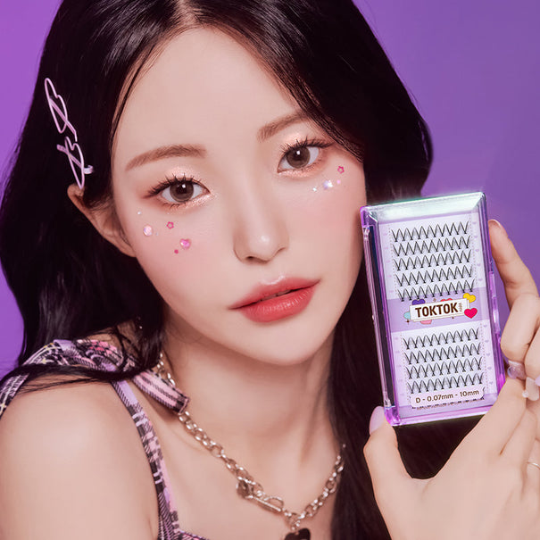 CORINGCO Toktokhara Check Eyelashes available on Koolseoul.com, your Korean Eshop from Seoul !