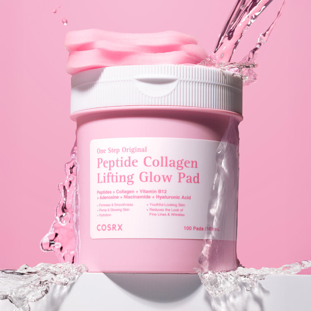 Cosrx One Step Original Peptide Collagen Lifting Glow Pads (100 Sheets)