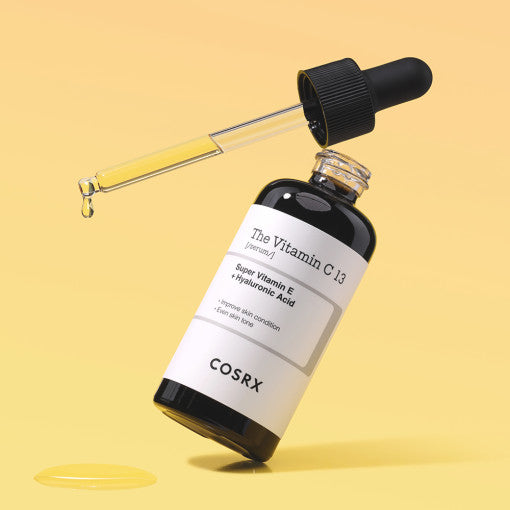 COSRX The Vitamin C 13 Serum 20ml bottle with dropper, focused on skincare benefits, perfect for enhancing skin's radiance.
