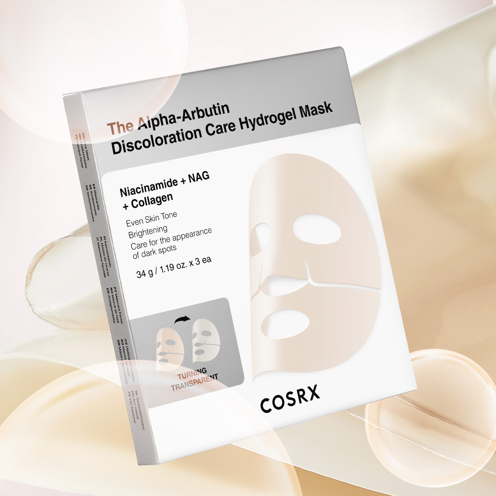COSRX The Alpha-Arbutin Discoloration Care Hydrogel Mask ( 3 sheets)