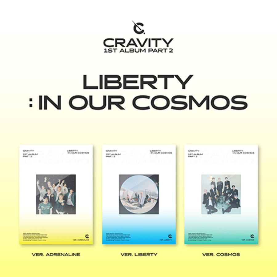 Cravity - 1集 Part.2 [Liberty : In Our Cosmos] (3種ランダム) - Kpop アルバム