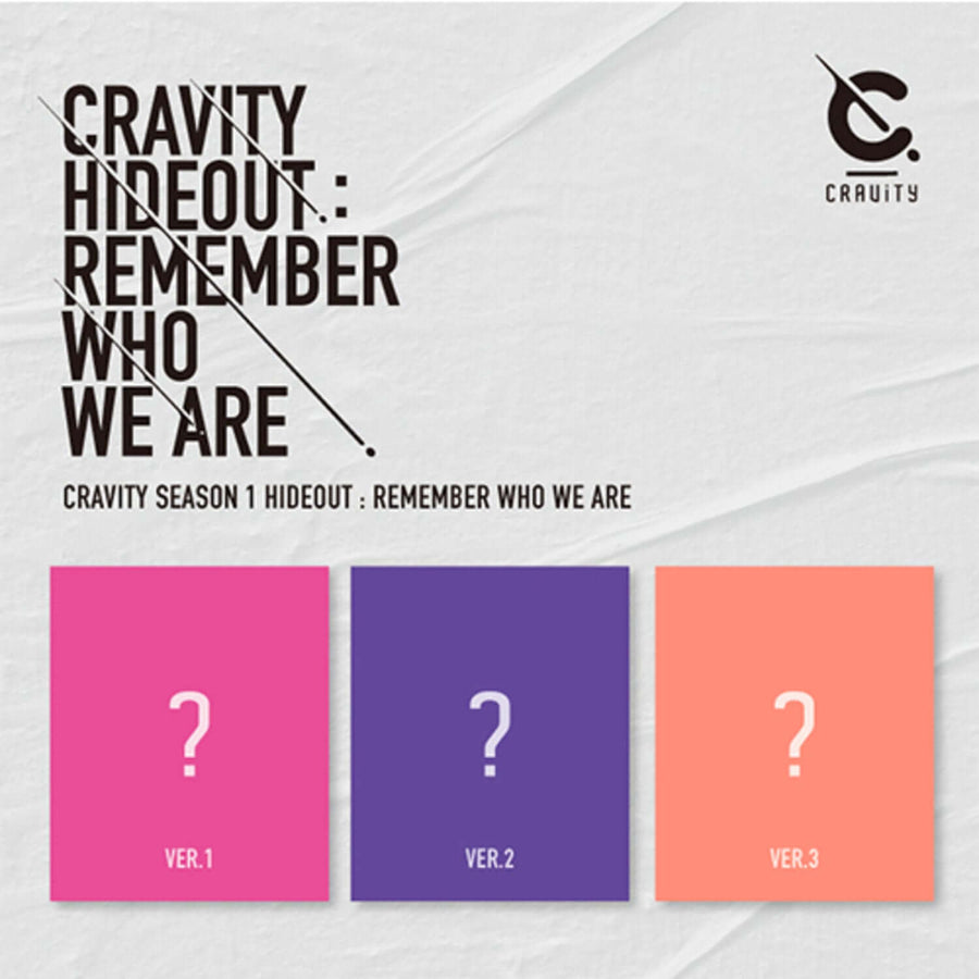 Cravity - Cravity Season1. [Hideout: Remember Who We Are] (バージョン3種のうちランダム1種) - Kpopアルバム