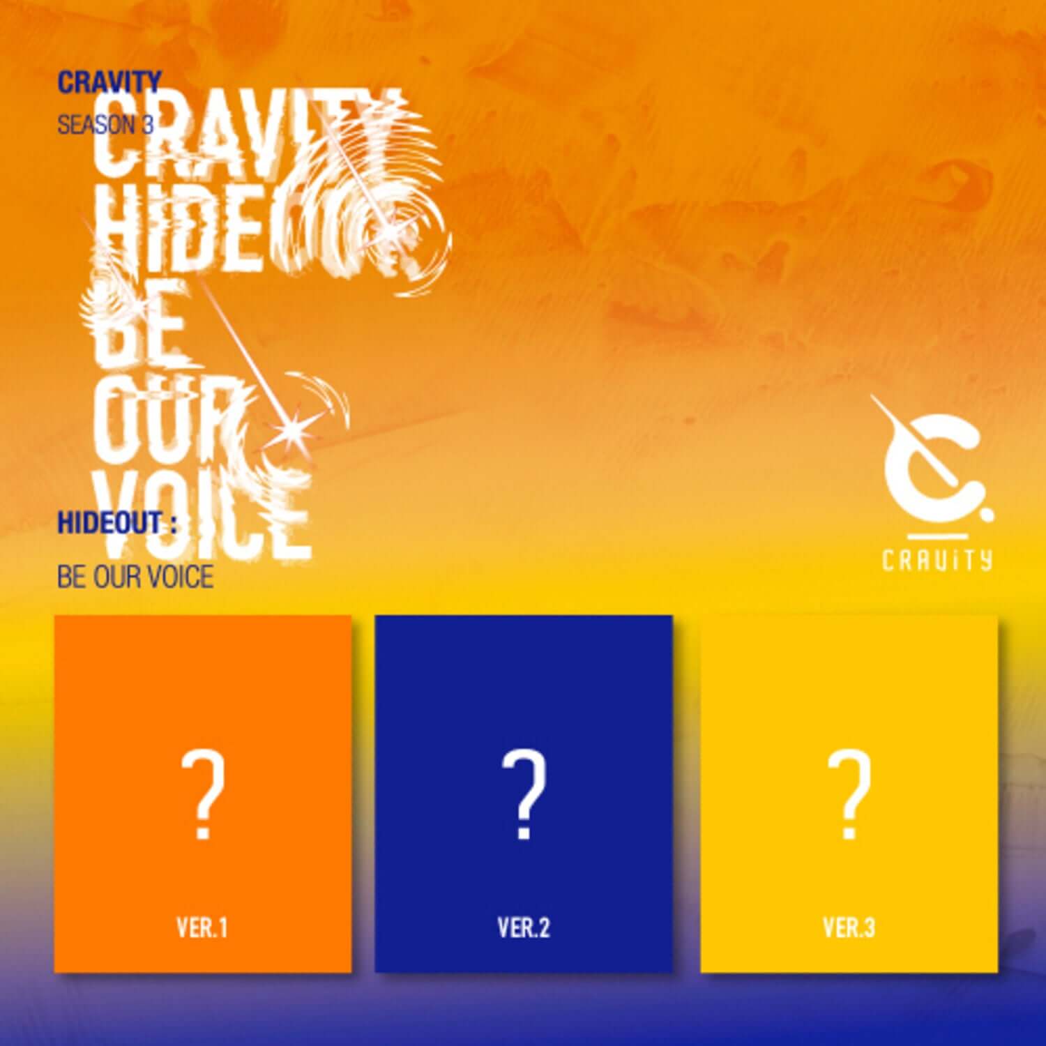 CRAVITY - CRAVITY SEASON3. [HIDEOUT: BE OUR VOICE] Random -  | Kool Seoul - Buy Kpop Albums Online