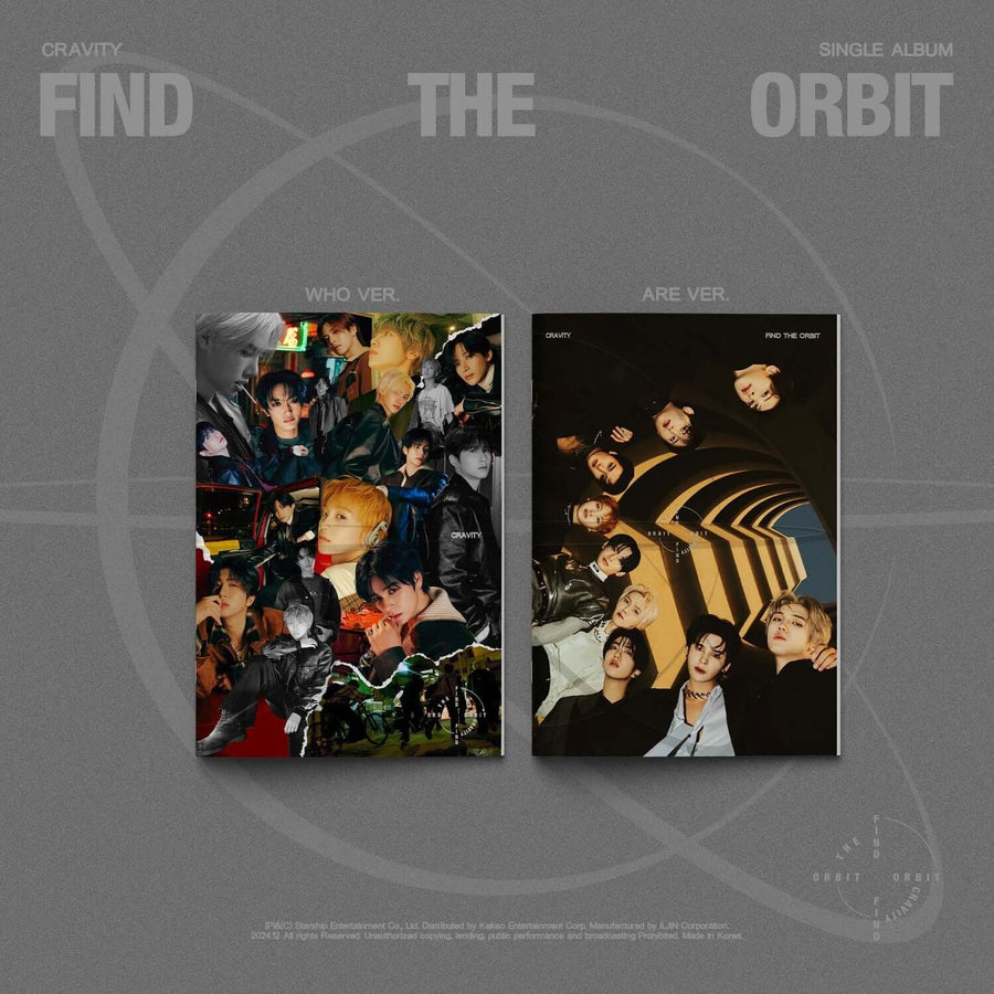 Cravity - Cravity Single Album [Find The Orbit] (Who Ver. / Are Ver.) (2種セット) - Kpop アルバム