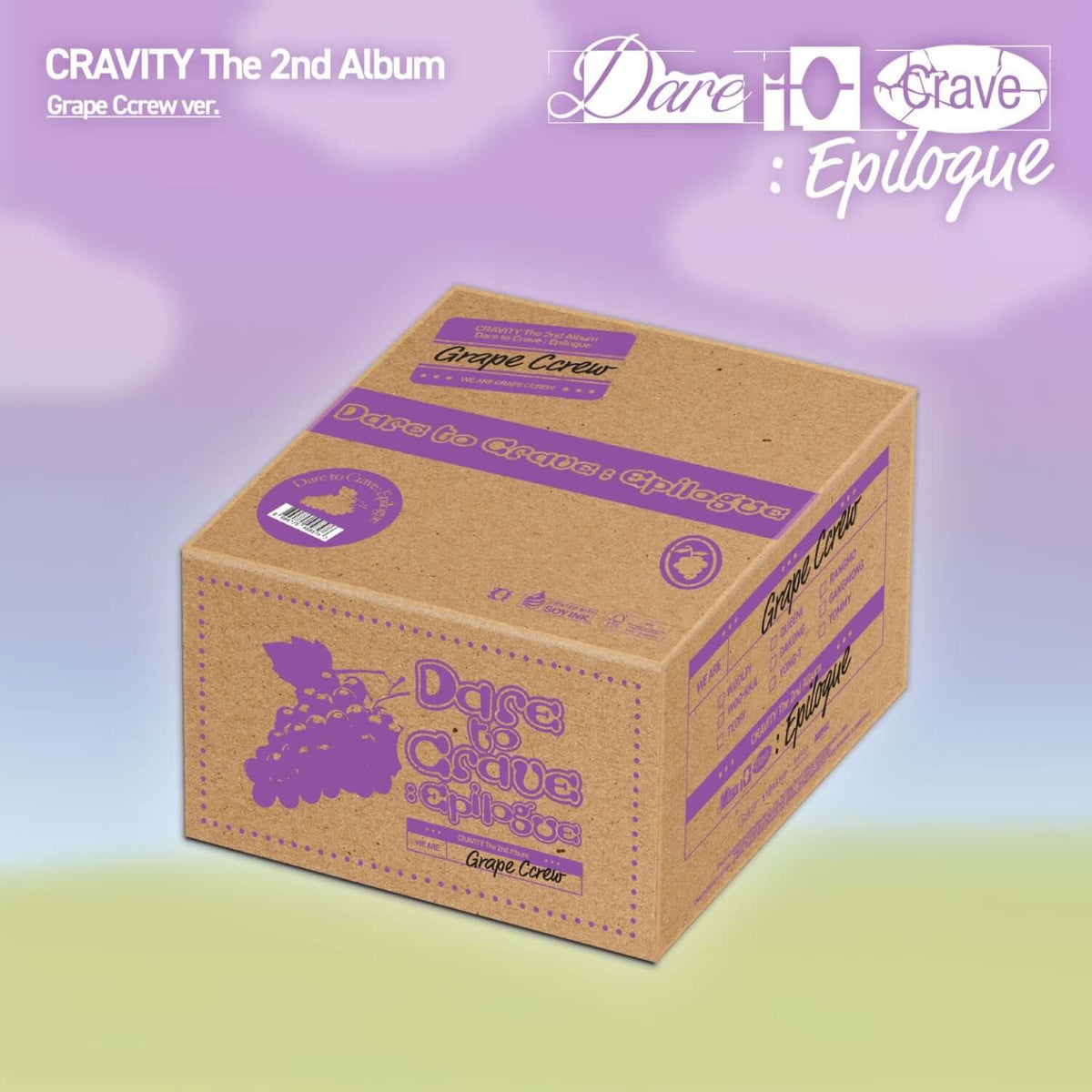 CRAVITY - The 2nd Album [Dare to Crave : Epilogue] (Grape Cc | Kool Seoul - Buy Kpop Albums Online
