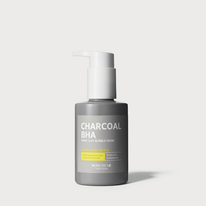 SOME BY MI Charcoal BHA Pore Clay Bubble Mask 120g | Kool Seoul