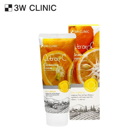 3W CLINIC Cleansing Foam ចំណុះ 100ml