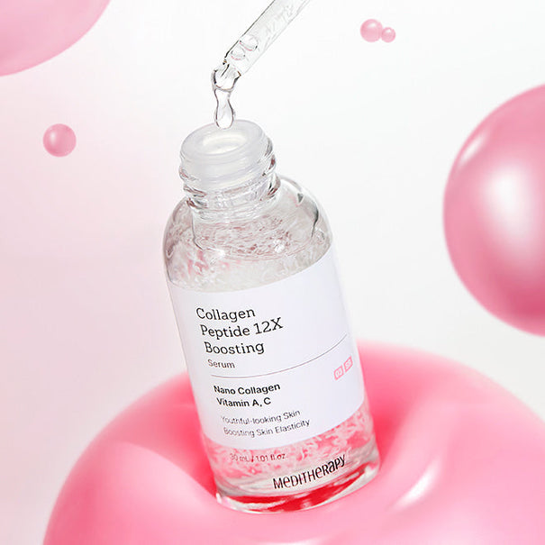 MEDITHERAPY Collagen Peptide 12X Boosting Serum 30ml available on Koolseoul.com, your Korean Eshop from Seoul !