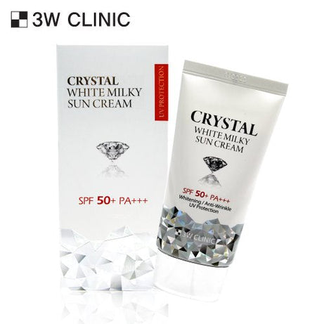 3W CLINIC Crystal White Milky Sun Cream 50ml