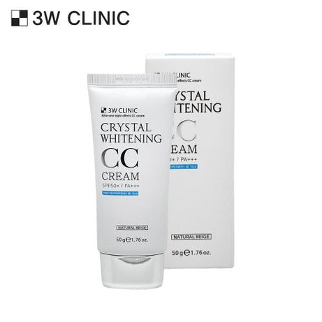 3W CLINIC Crystal Whitening CC Cream Natural Beige 50g