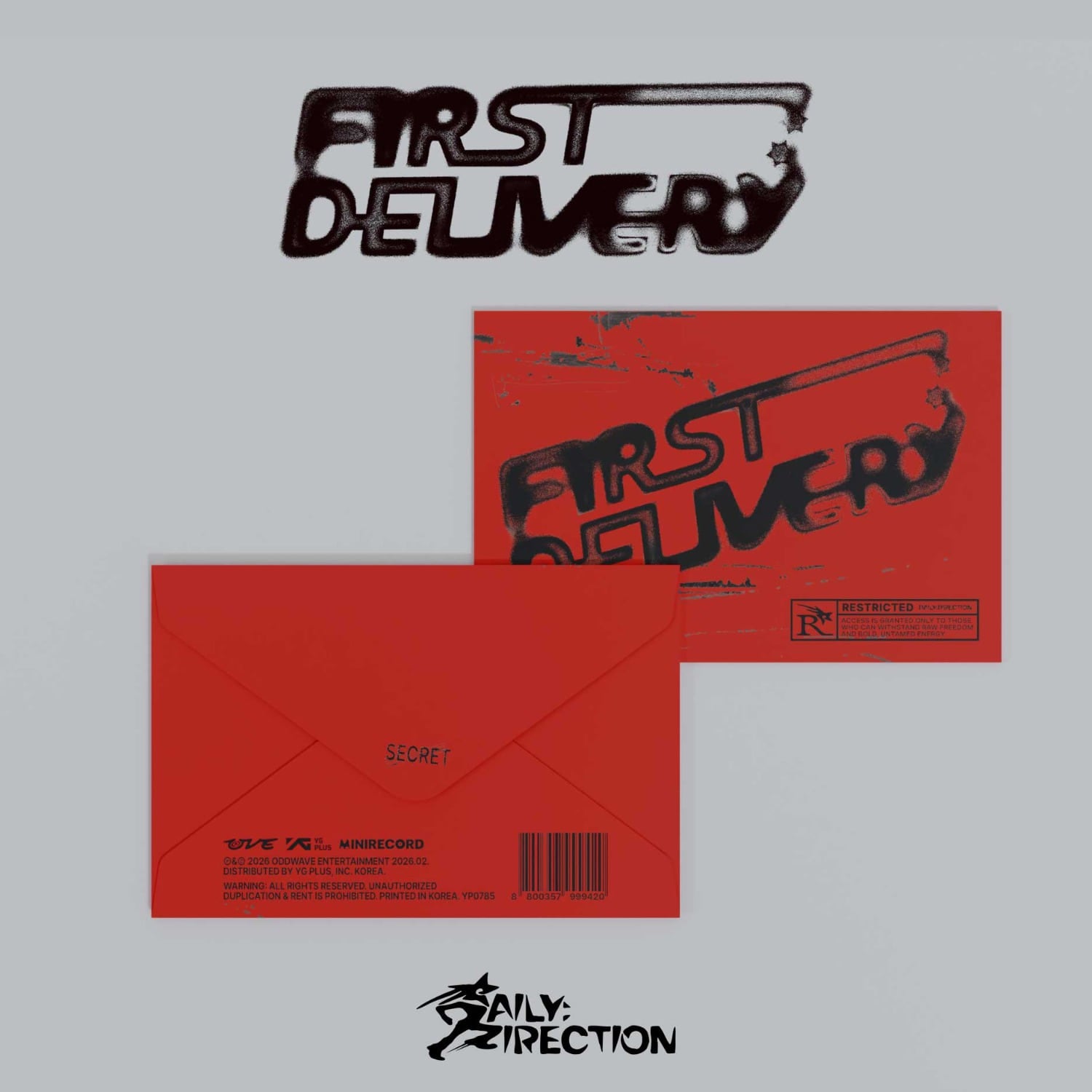 DAILY:DIRECTION - [First:Delivery] (LETTER ver.) - Kpop Albu | Kool Seoul - Buy Kpop Albums Online