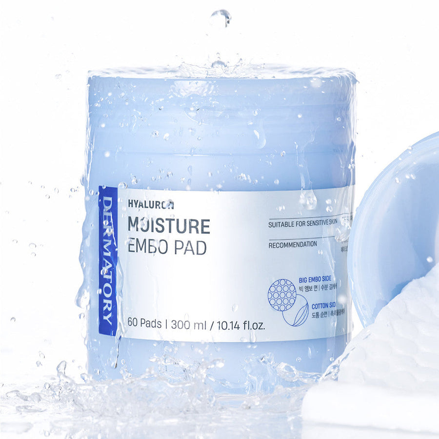 Dermatory Hyaluronic Moisture Embo Pad 60 Pads