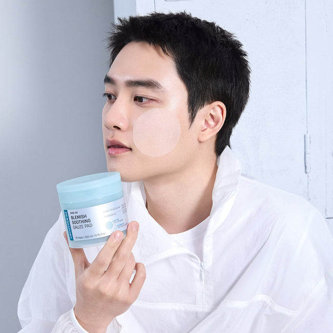 DERMATORY Cica Exosome Blemish Soothing Gauze Pad 70 Pads