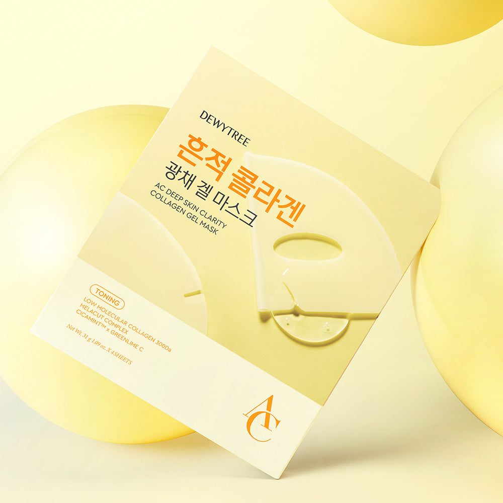 DEWYTREE AC Deep Skin Clarity Collagen Gel Mask 4 Sheets