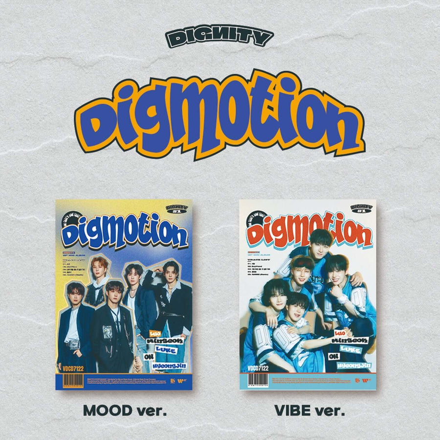 Dignity - 1st Album [Digmotion] (Mood Ver., Vibe Ver.) (Random) - Kpop Album