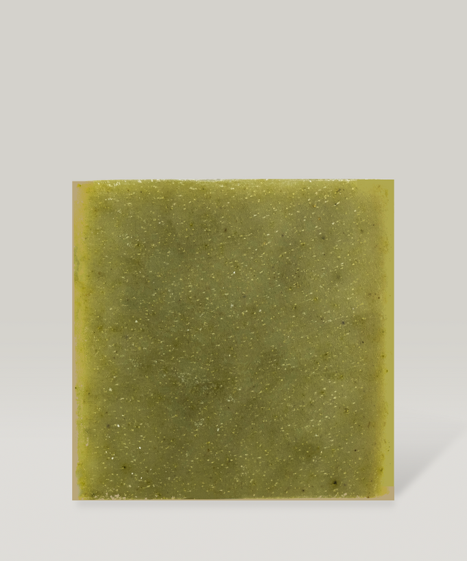 DONGGUBAT Dream Soap Lattuce with natural green color on a white background.
