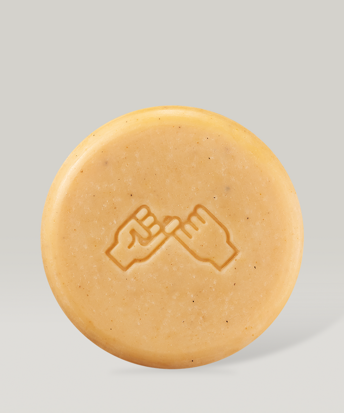 Donggubat Field Face & Body Bar Lemongrass soap bar with embossed design