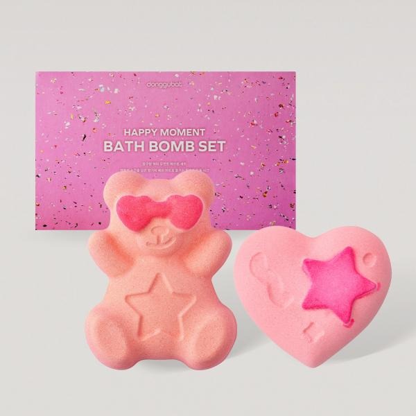 DONGGUBAT Happy Moment Bath Bomb Set 2 pieces