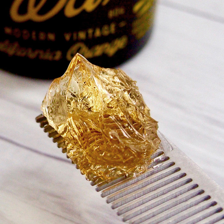 DOORS California Beach Orange Grease Wax 80g on comb, golden styling wax blob for gentlemen by Gentleman Korea