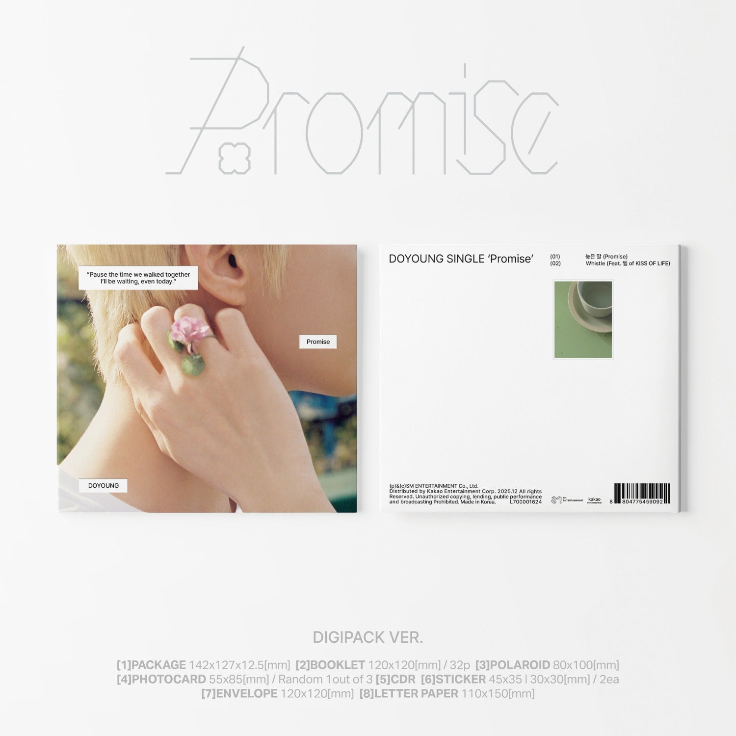 DOYOUNG - [Promise] (DIGIPACK Ver.) - Kpop Album | Kool Seoul - Buy Kpop Albums Online