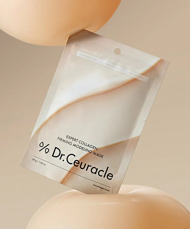 DR.CEURACLE Expert Collagen Firming Modeling Mask 30g packaging against a neutral background.