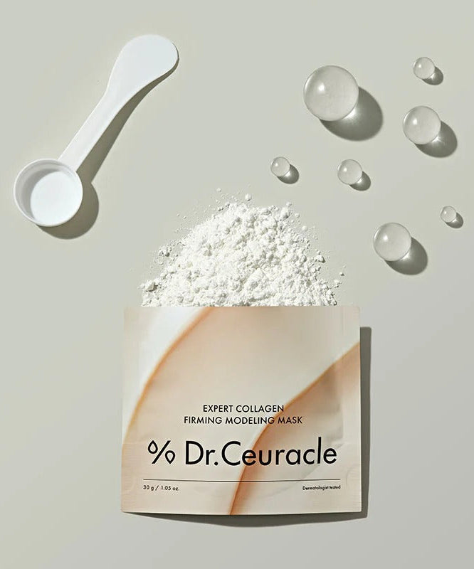DR.CEURACLE Expert Collagen Firming Modeling Mask 30g with spoon and gel beads