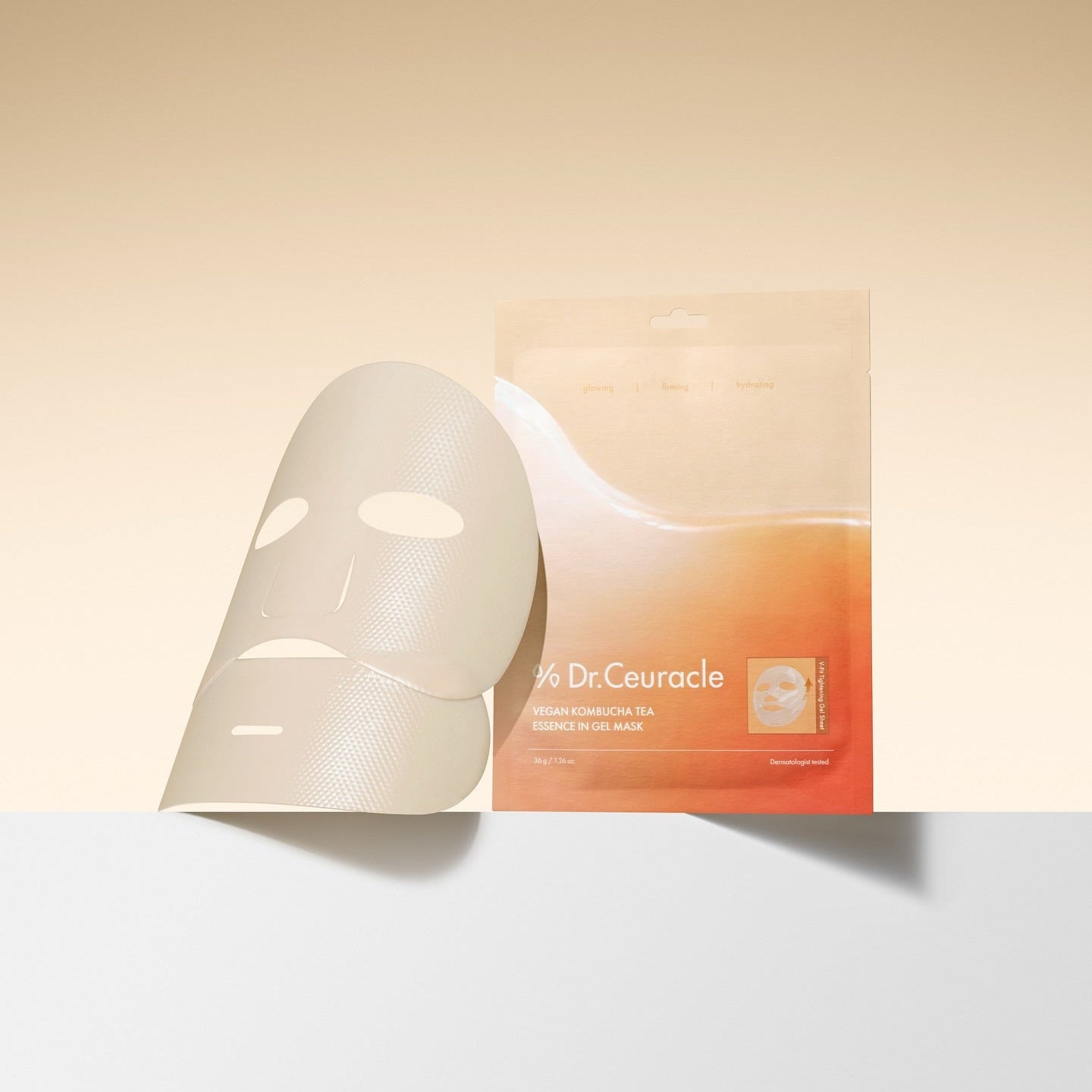 DR.CEURACLE Vegan Kombucha Tea Essence-in-Gel Mask