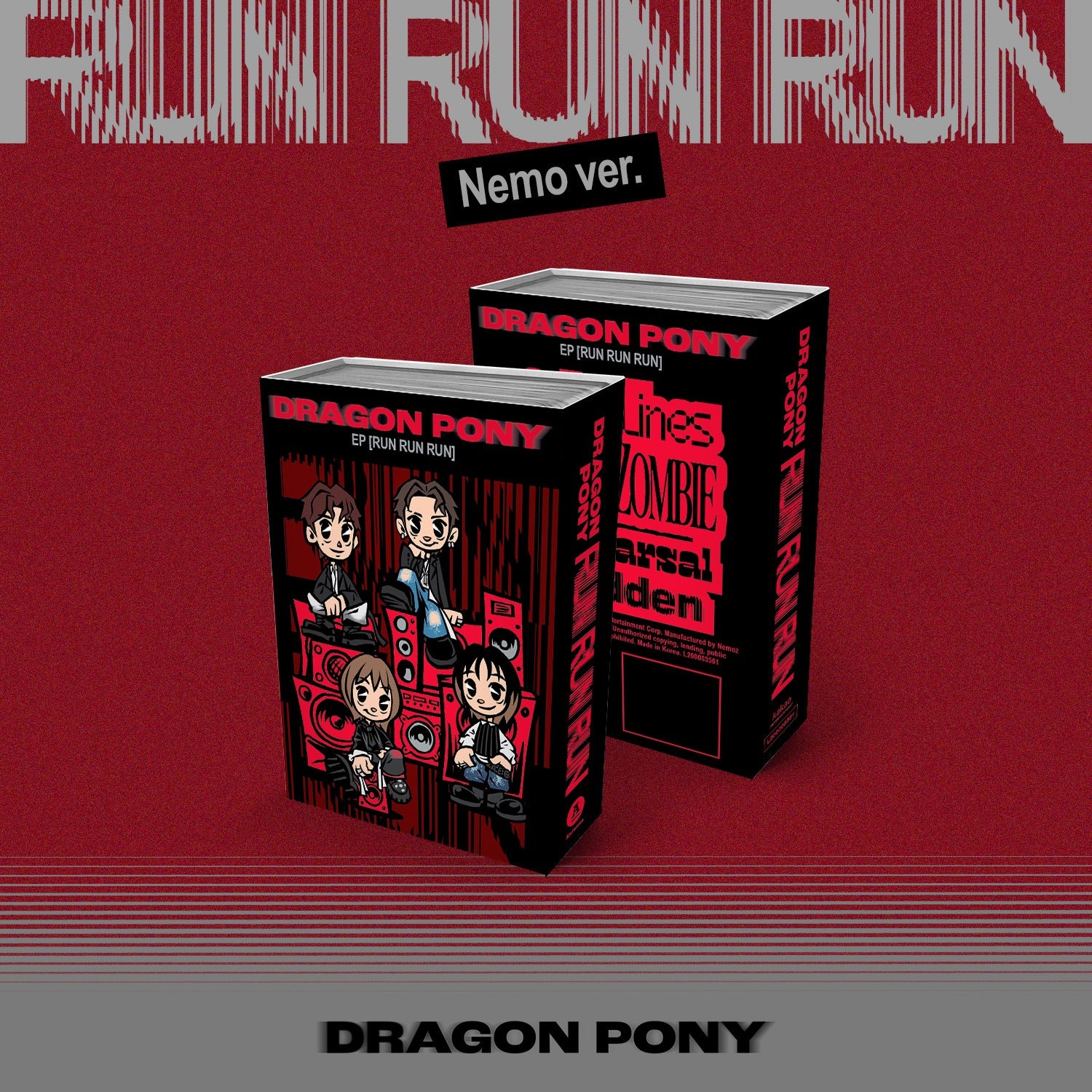 DRAGON PONY - [RUN RUN RUN] (NEMO ALBUM) - Kpop Album | Kool Seoul - Buy Kpop Albums Online