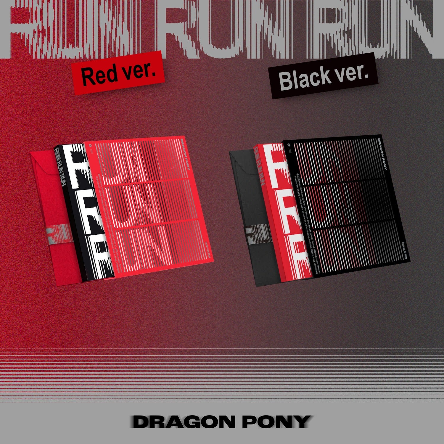DRAGON PONY - [RUN RUN RUN] (SET VER.) - Kpop Album | Kool Seoul - Buy Kpop Albums Online