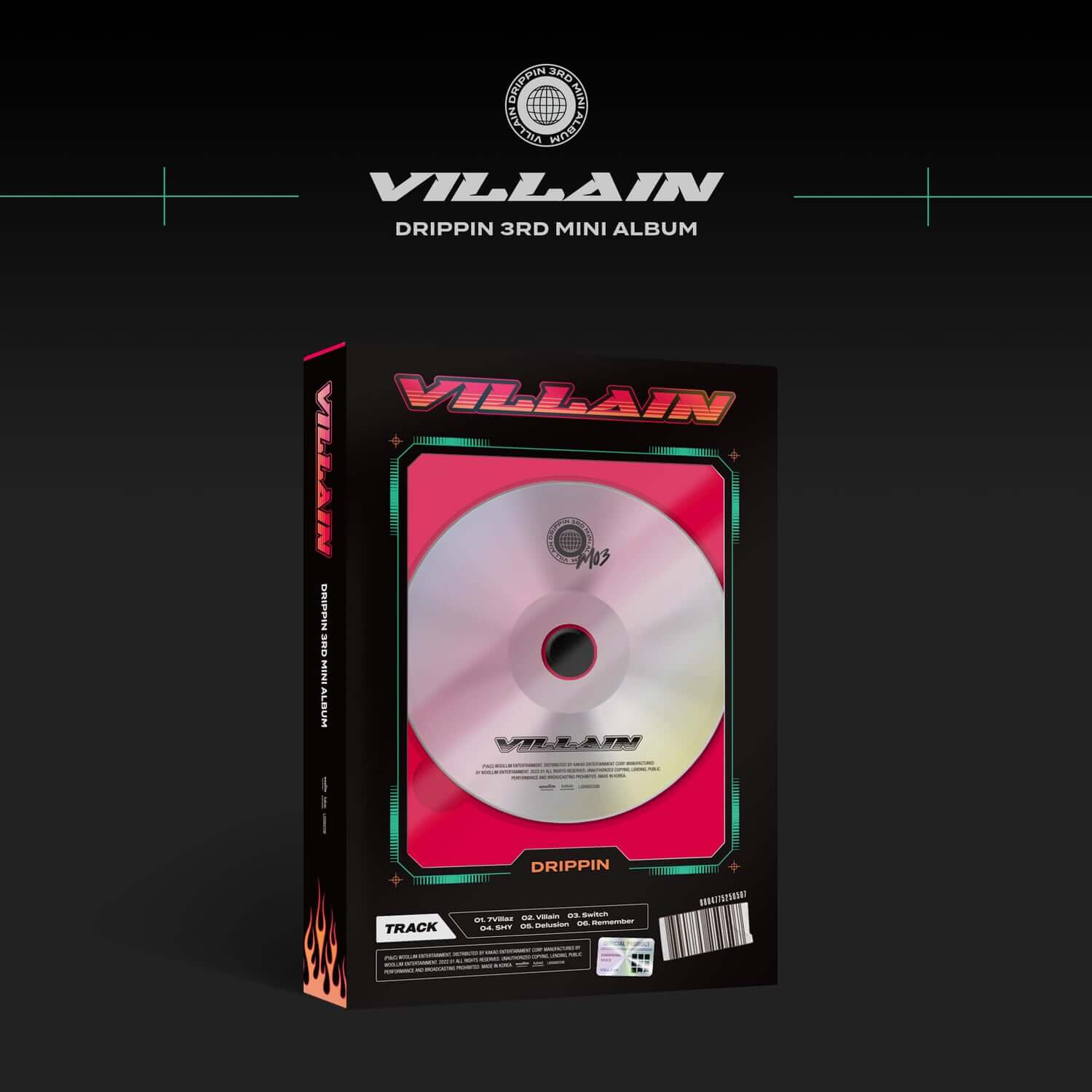 DRIPPIN - 3rd Album [Villain] A ver. - Kpop Album | Kool Seoul - Buy Kpop Albums Online