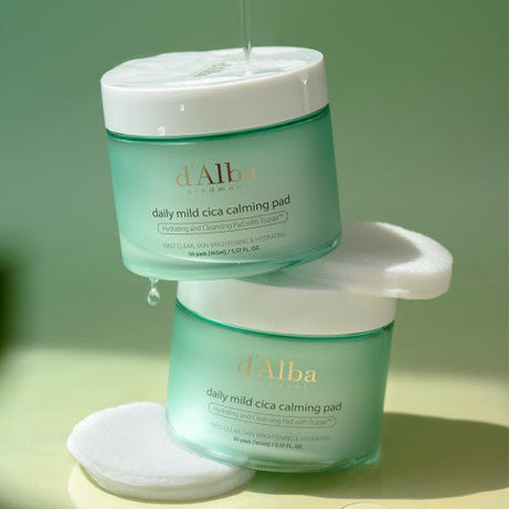 D'ALBA Daily Mild Cica Calming Pad 50p 165ml available on Koolseoul.com, your Korean Eshop from Seoul !