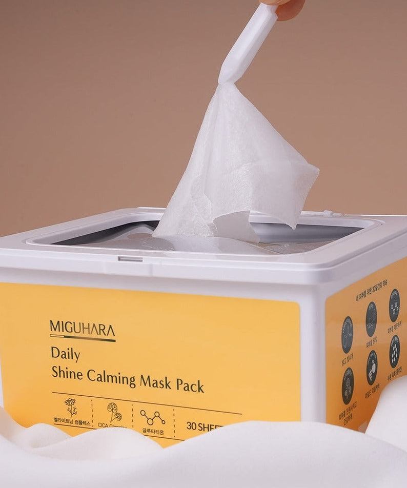 MIGUHARA Daily Shine Calming Mask 30p | Kool Seoul