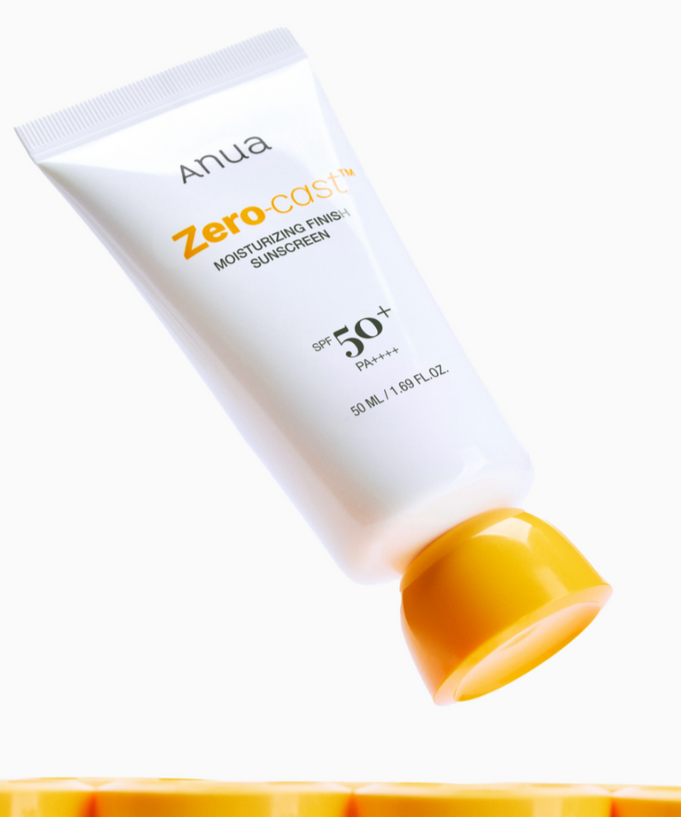 ANUA Daily Transparent Moisture Sunscreen 50ml product image with bright packaging and SPF 50+ moisturizing formula.