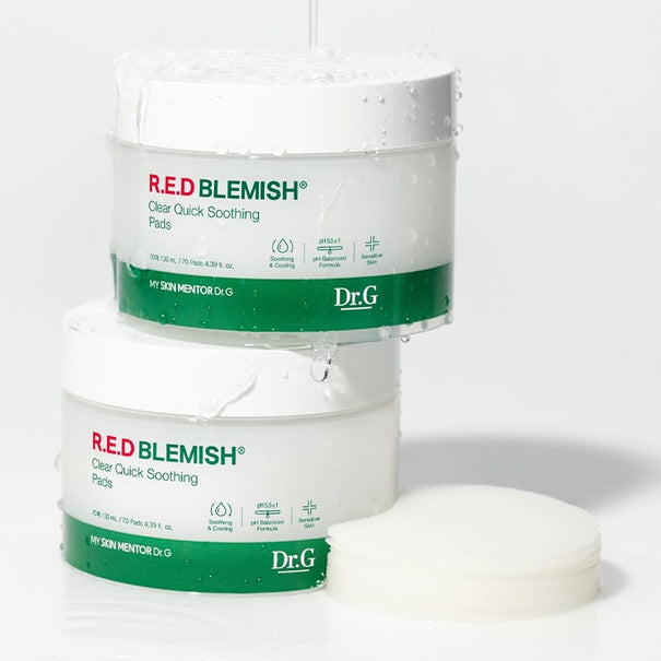 Dr.G Red Blemish Clear Quick Soothing Pads 130ml available on Koolseoul.com, your Korean Eshop from Seoul !