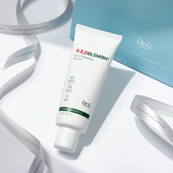 Dr.G Red Blemish Clear Soothing Cream Tube 70ml available on Koolseoul.com, your Korean Eshop from Seoul !