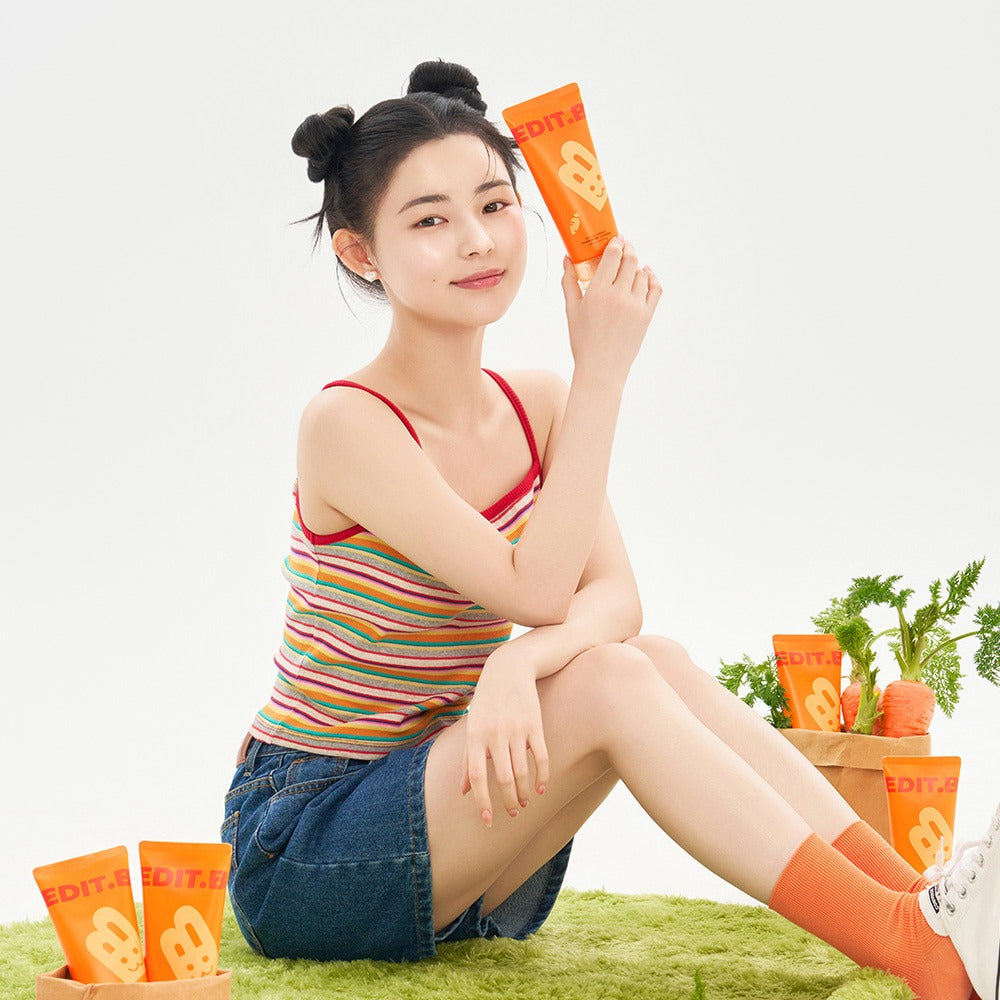 EDIT.B Joyful Carrot Foaming Gel Cleanser 150ml