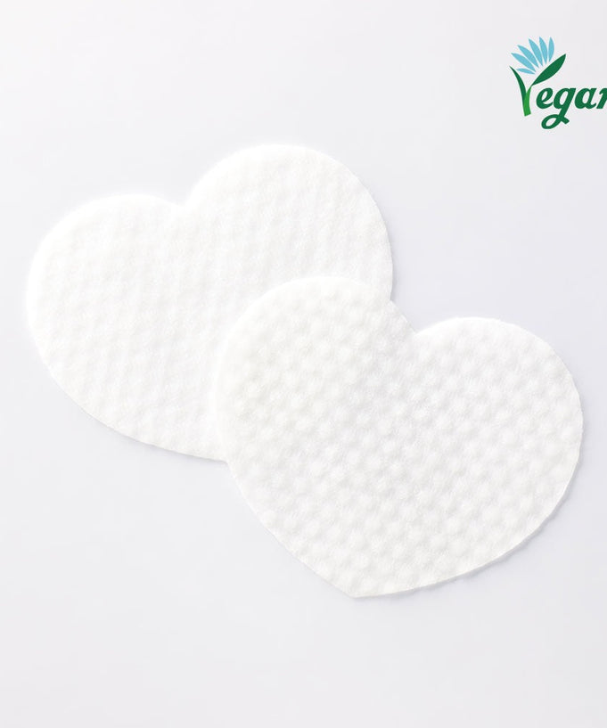 Heart-shaped pads from EDIT.B Joyful Heart All-in-One Cleansin Pad 30 Sheets