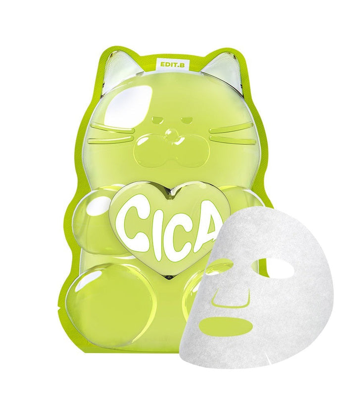 EDIT.B Waterfull Gumi Mask Cica packaging with facial sheet mask