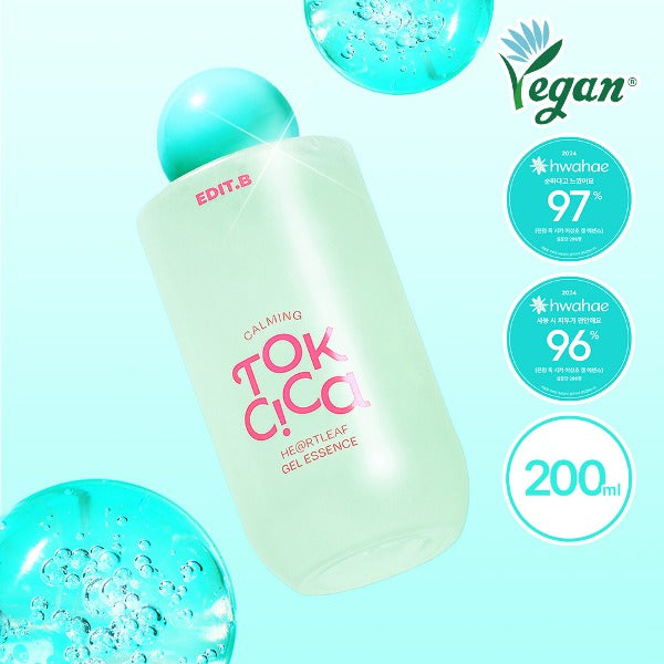 Edit.B Calming Tok Cica Heartleaf Gel Essence 200ml