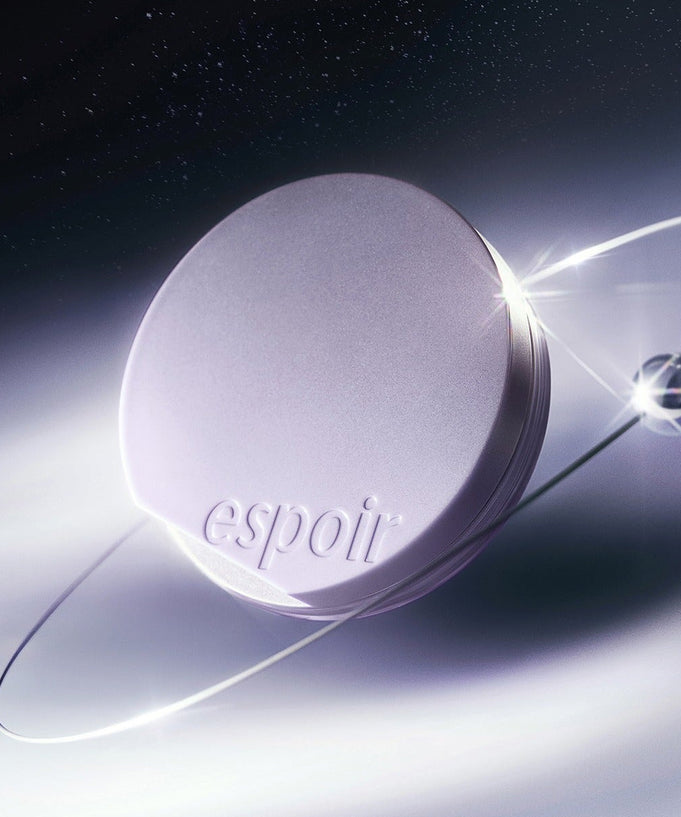 ESPOIR Bevelvet Cover Cushion SPF42 PA++ [Galaxy Beam Collection] product in a futuristic space theme design