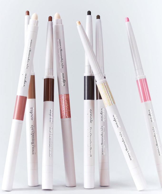 ESPOIR Eye opening pencil collection in various shades for vibrant eye makeup